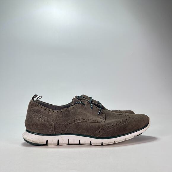 Cole Haan Shoes - Cole Haan ZeroGrand Wingtip Oxford Dark Brown Leather Shoes Women's Size 11